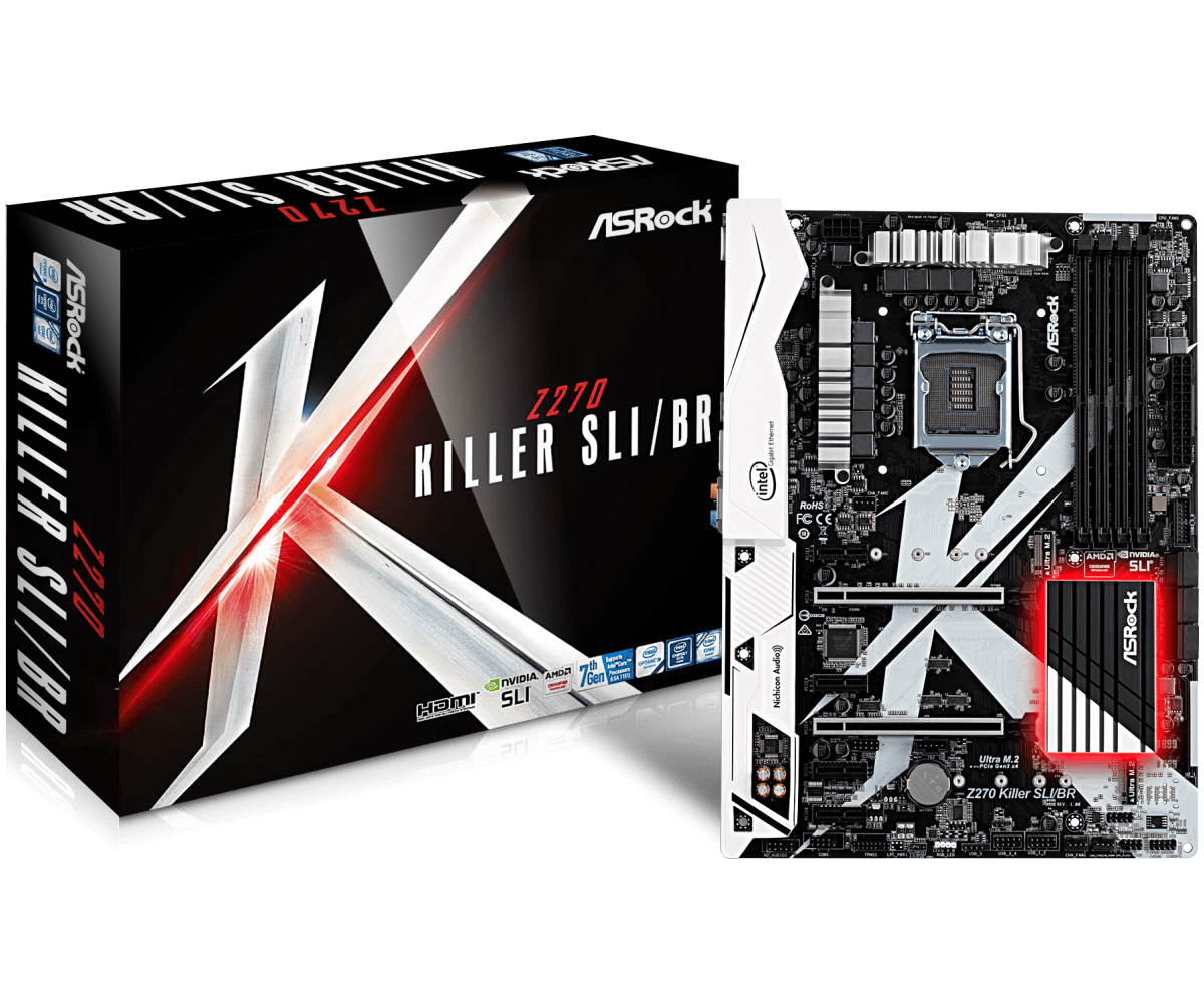 Z270 killer sli мигает красным